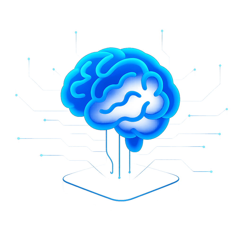 AI Brain Illustration